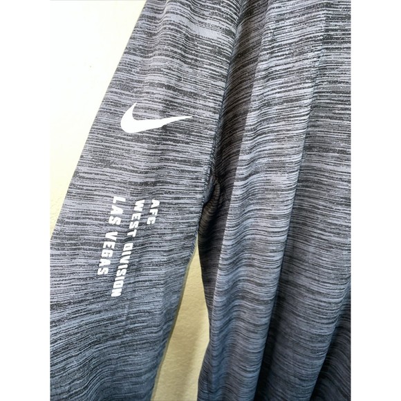 Las Vegas Raiders NFL Dri-Fit Nike Mens Long Sleeve Tee Shirt Velocity XXL New - Picture 6 of 7